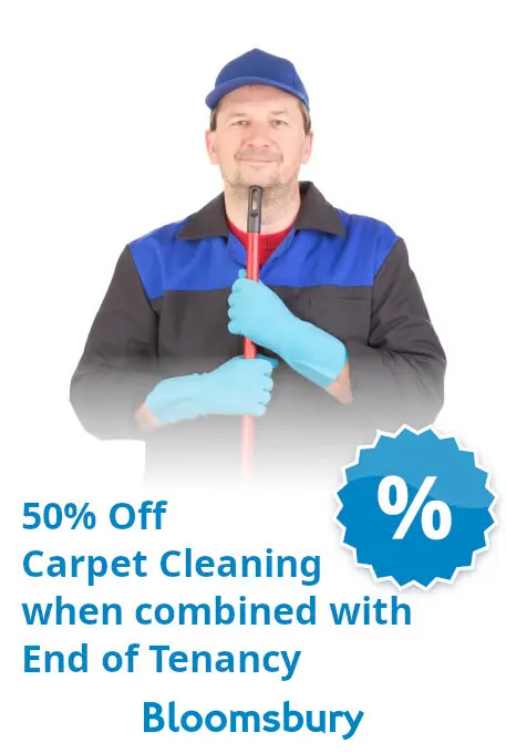End of Tenancy Cleaning in Bloomsbury discount