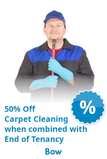 End of Tenancy Cleaning in Bow discount