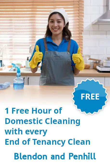 Free Domestic Cleaning with Tenancy Service