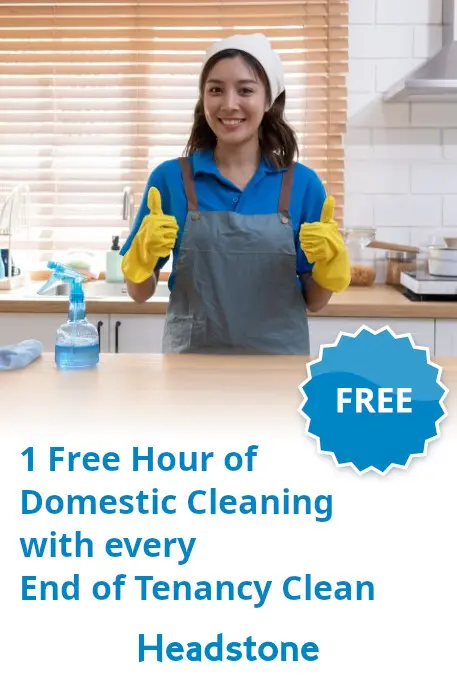 Free Domestic Cleaning with Tenancy Service