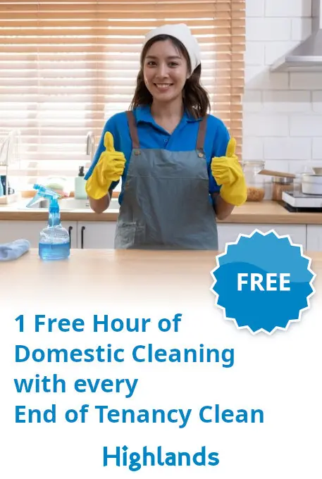 Free Domestic Cleaning with Tenancy Service