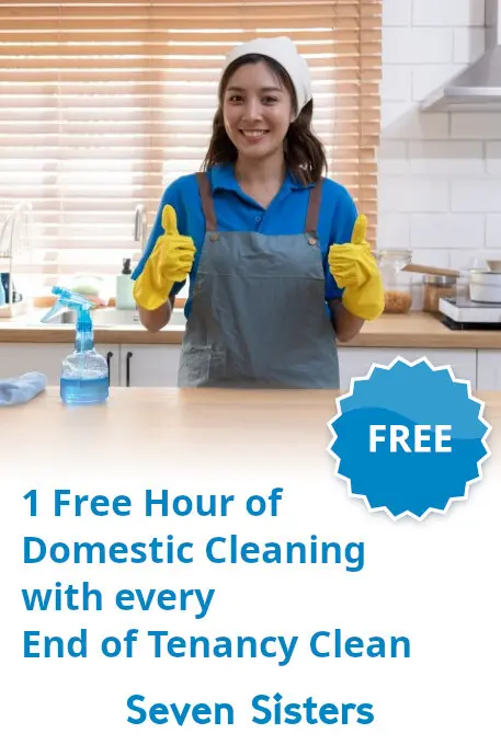 Free Domestic Cleaning with Tenancy Service