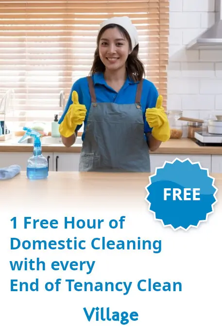 Free Domestic Cleaning with Tenancy Service