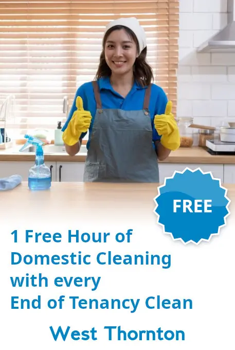 Free Domestic Cleaning with Tenancy Service